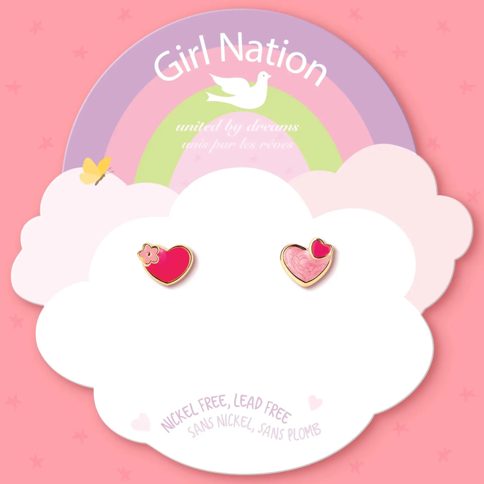 Girl Nation Stud Earrings
