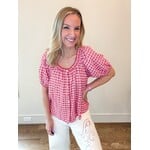 Bella Gingham Heart Top