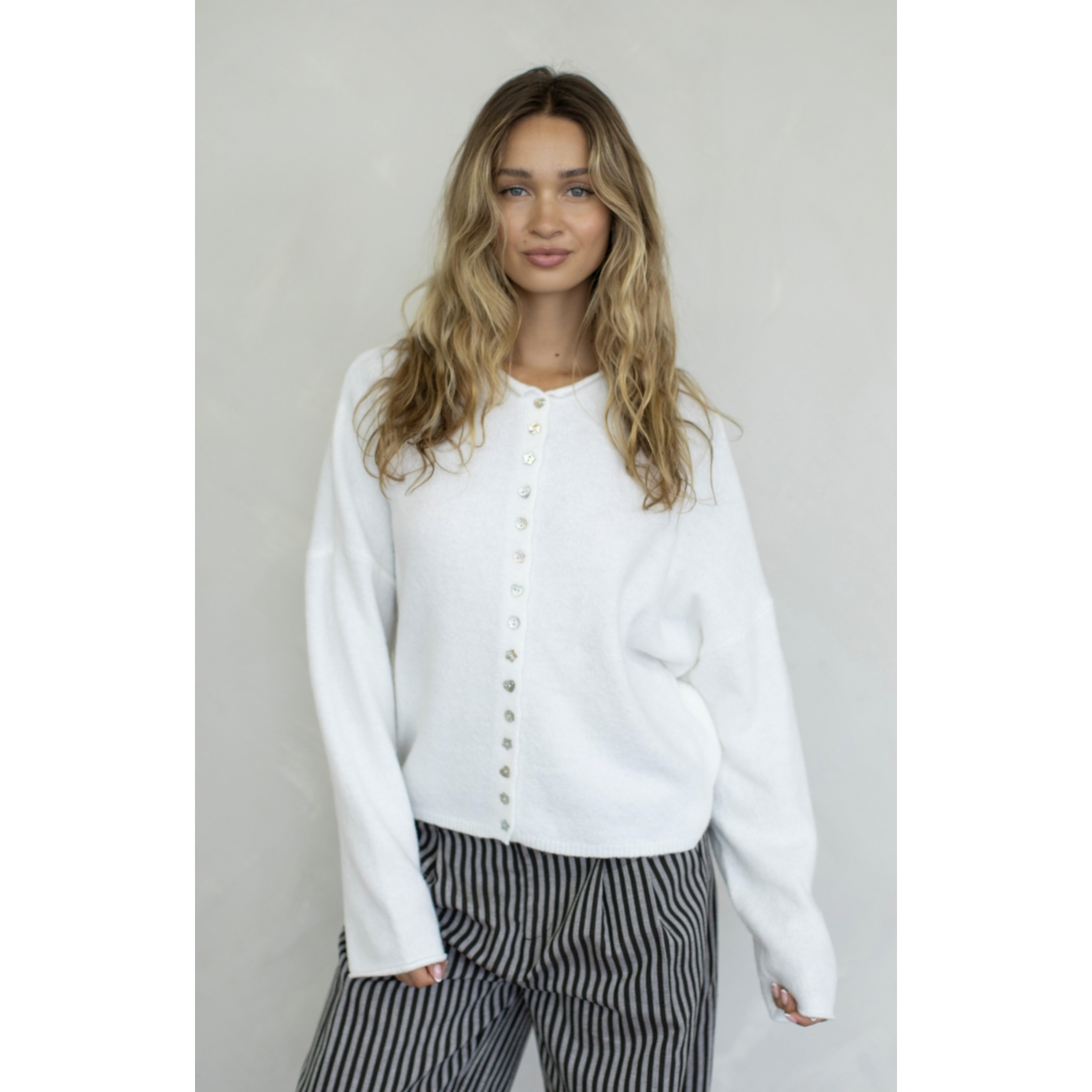 Piper Rolled Hem Cardigan