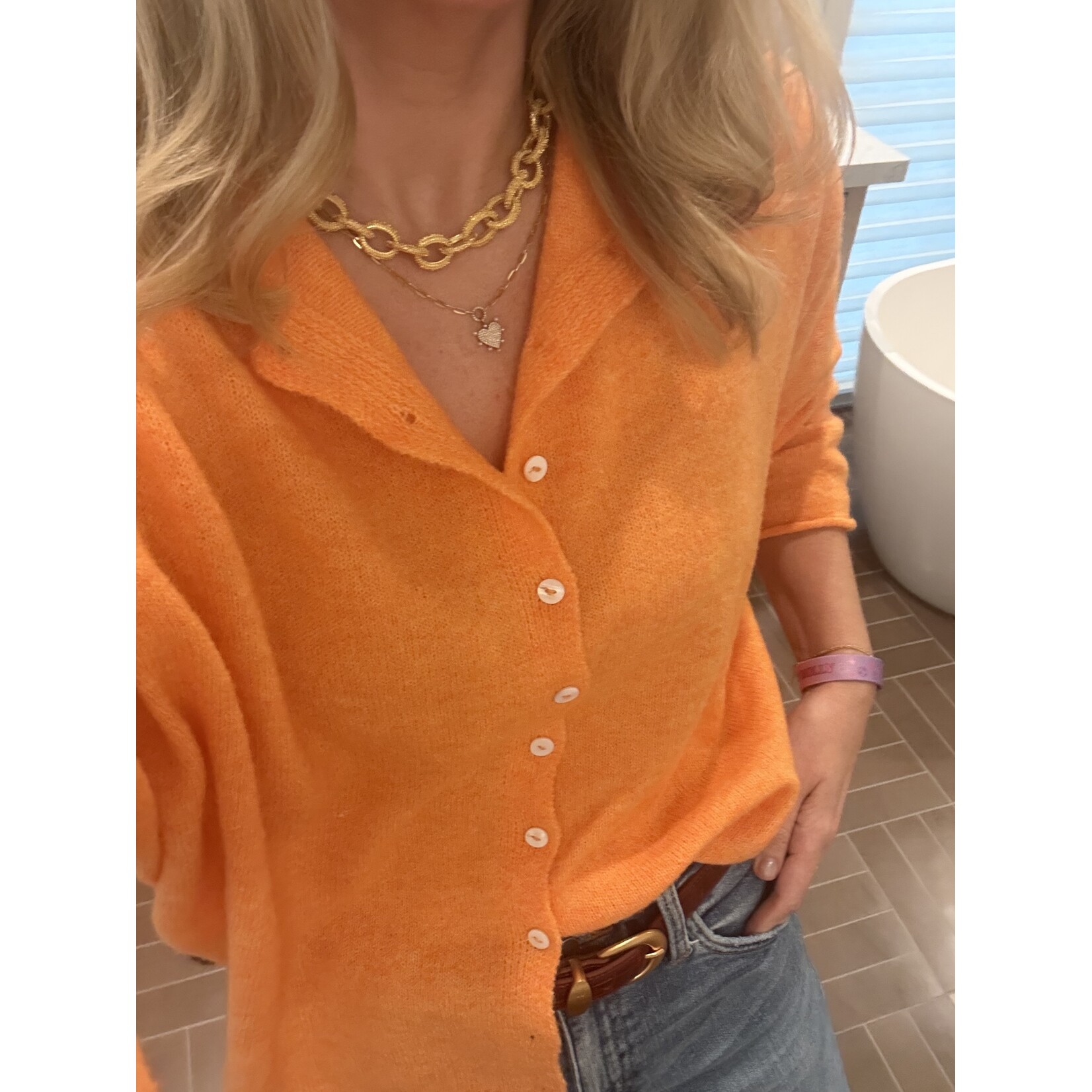 Piper Rolled Hem Cardigan