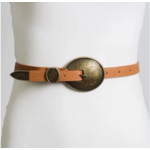Dolly Embossed Belt Brown
