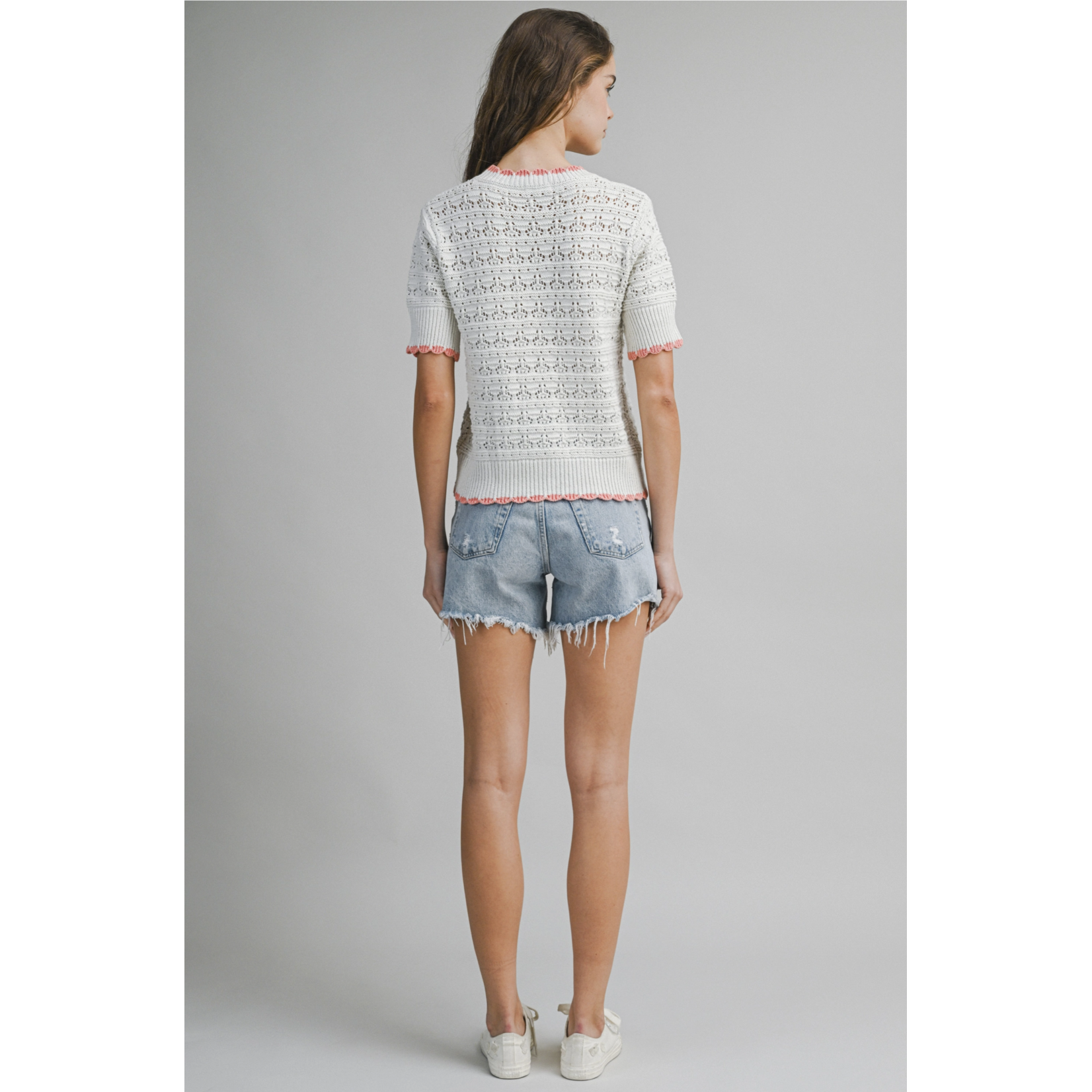 Western Embroidered Fine Knit