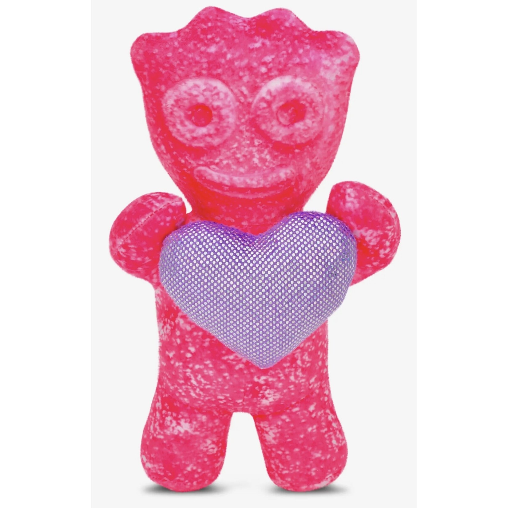 Pink Sour Patch Plush with Heart