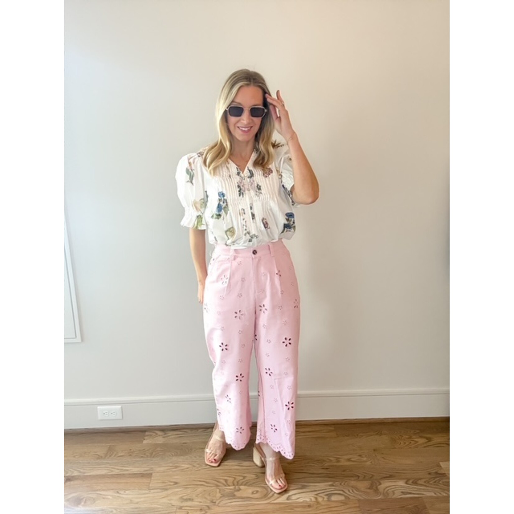 Carnation Eyelet Pants