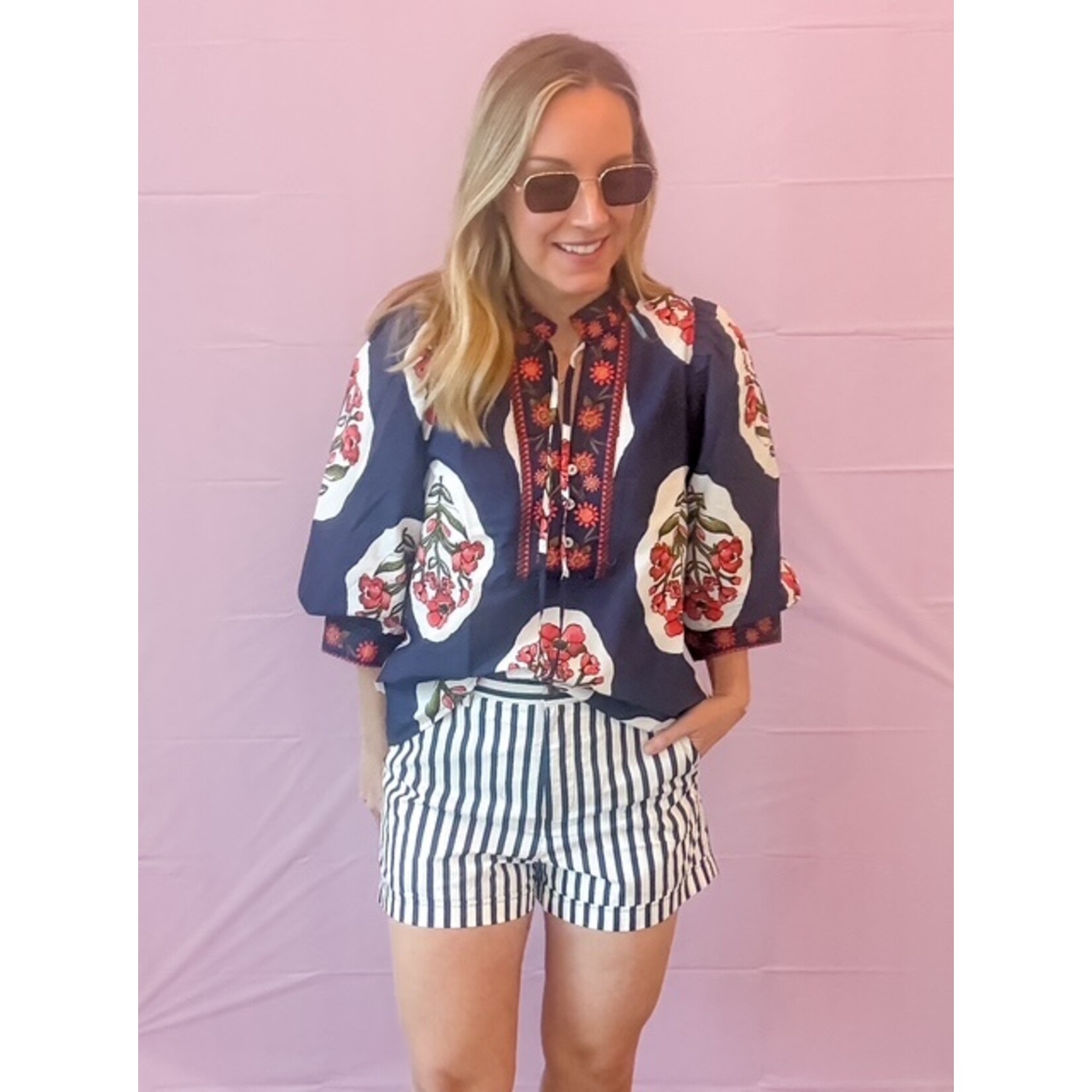 Kathryn Striped Shorts