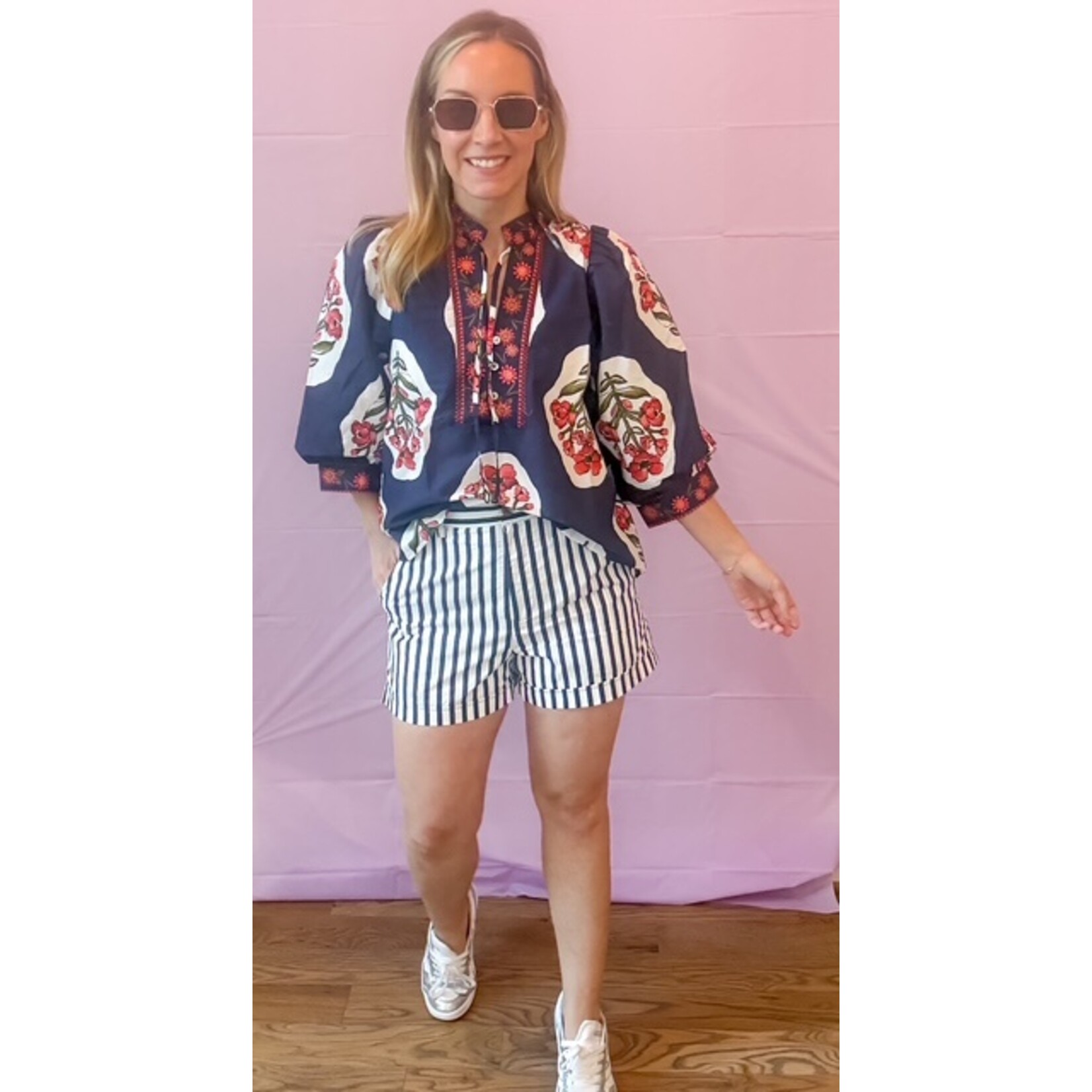 Kathryn Striped Shorts