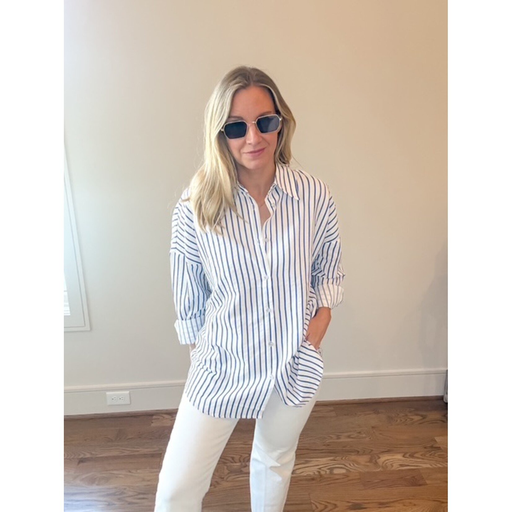 Rio Embroidered Button Down