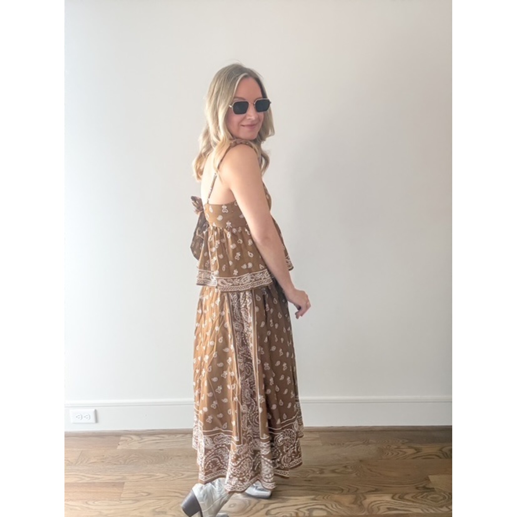 Moroney Bandana Skirt Set