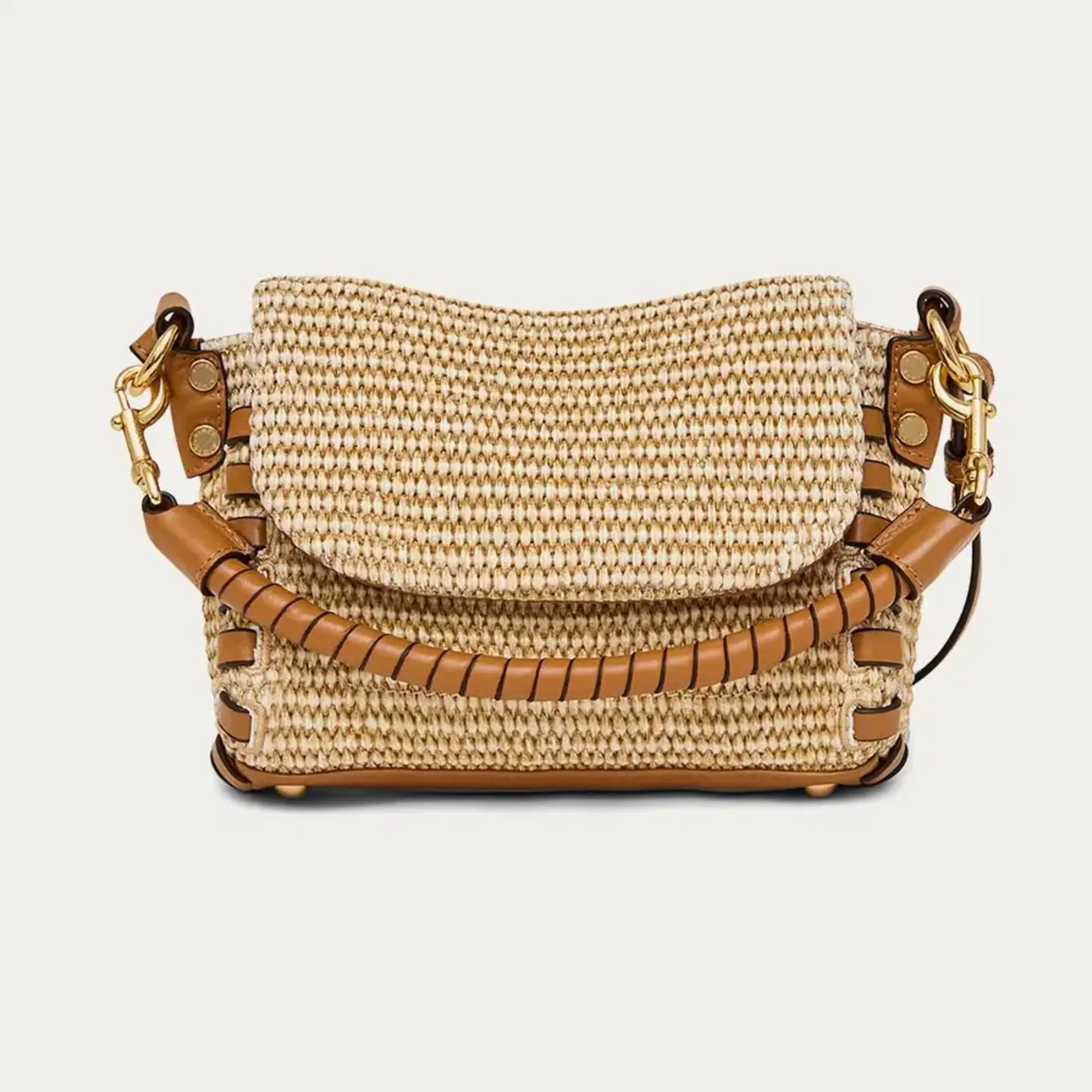 Zen Mini Crossbody Rafia Latte