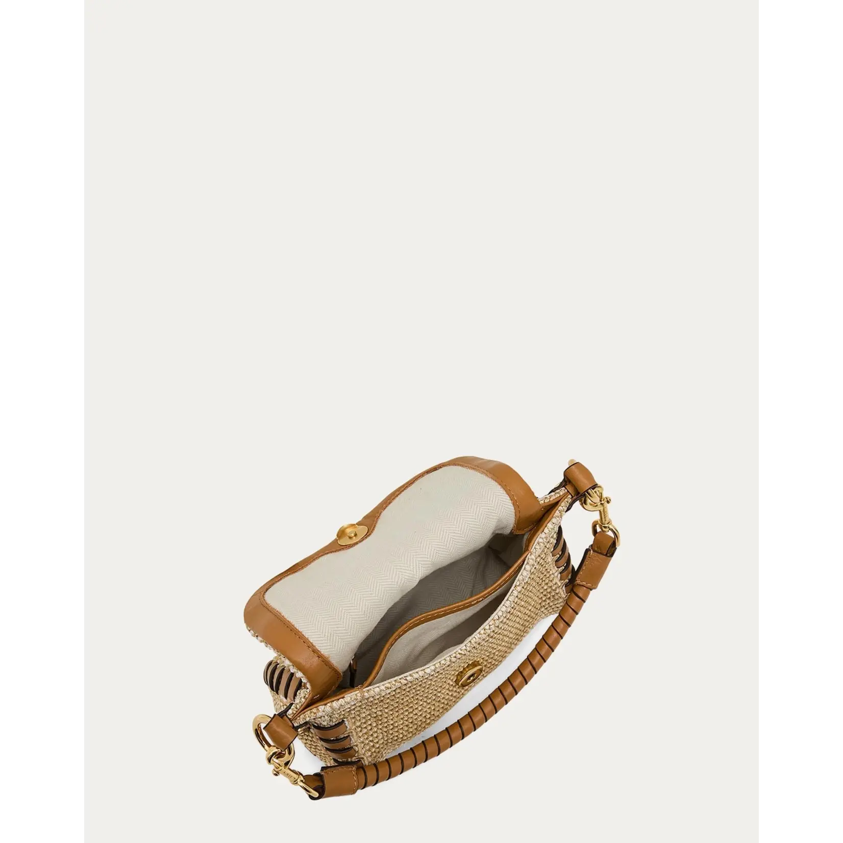 Zen Mini Crossbody Rafia Latte