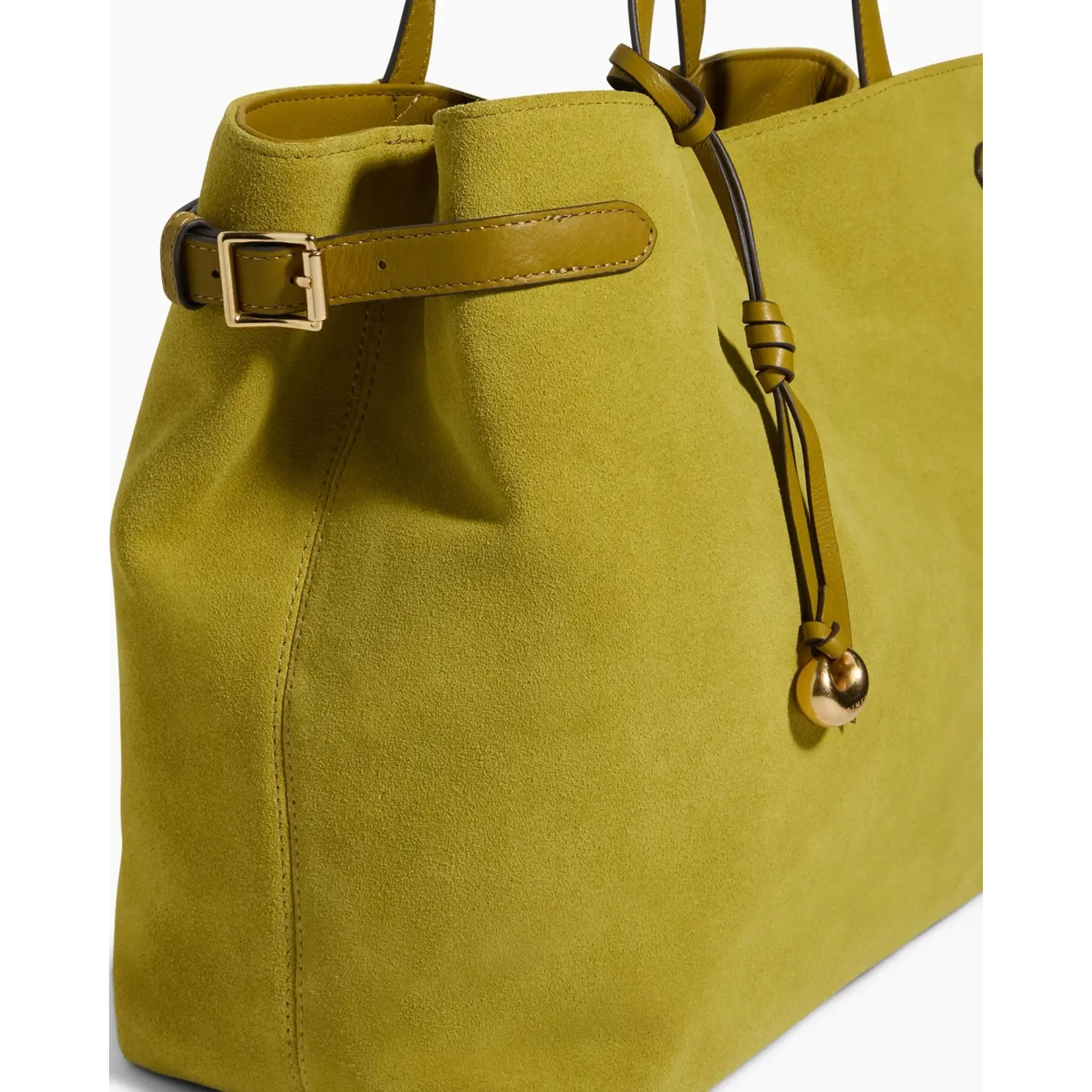 Gramercy Tote Suede Cumin