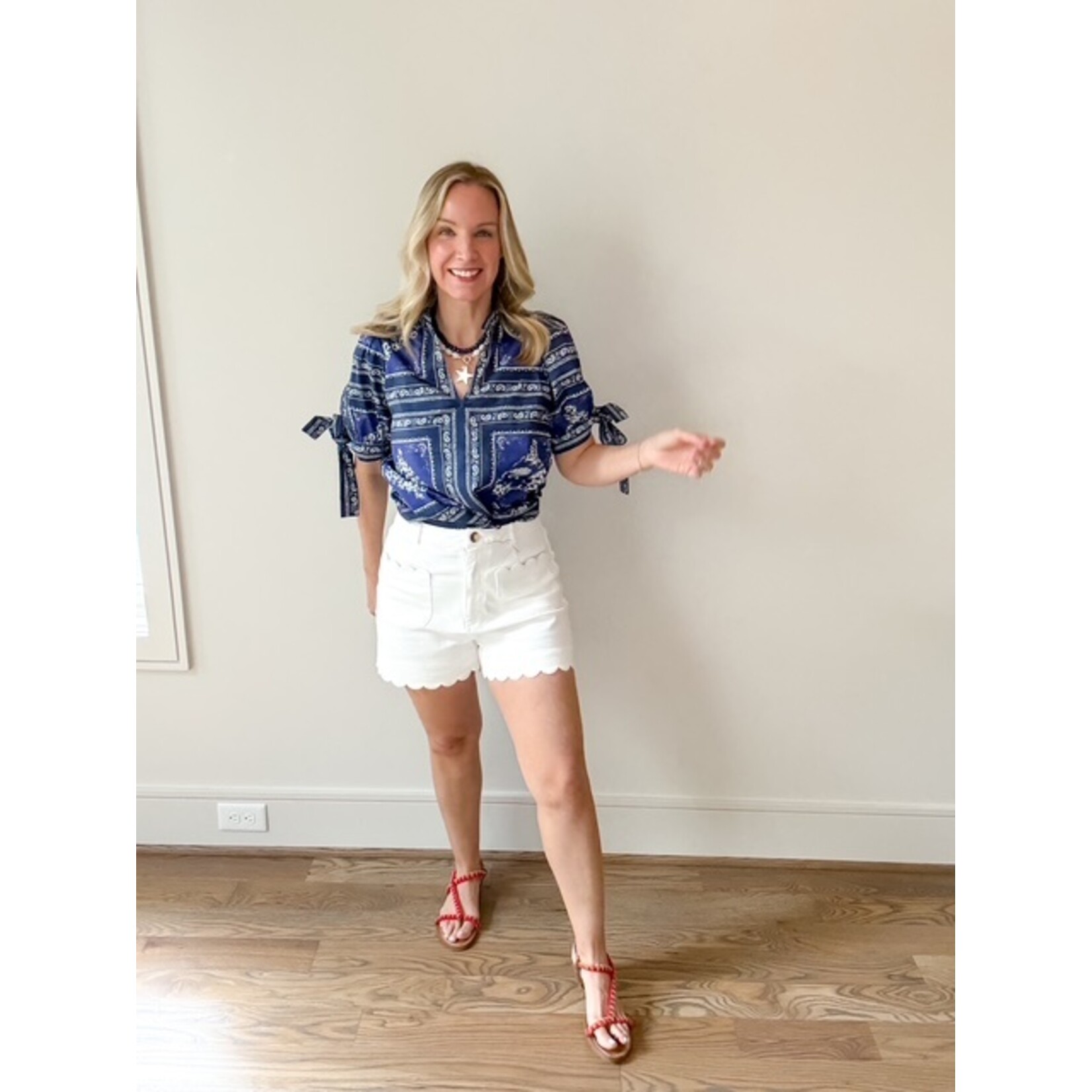 Summer Scallop Shorts