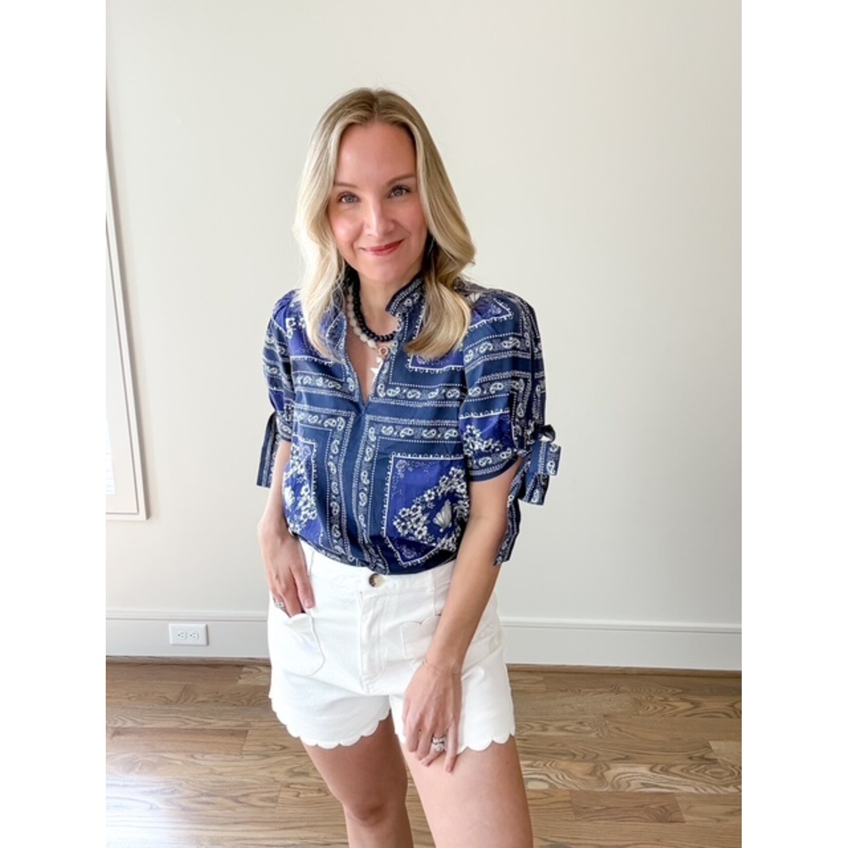 Summer Scallop Shorts