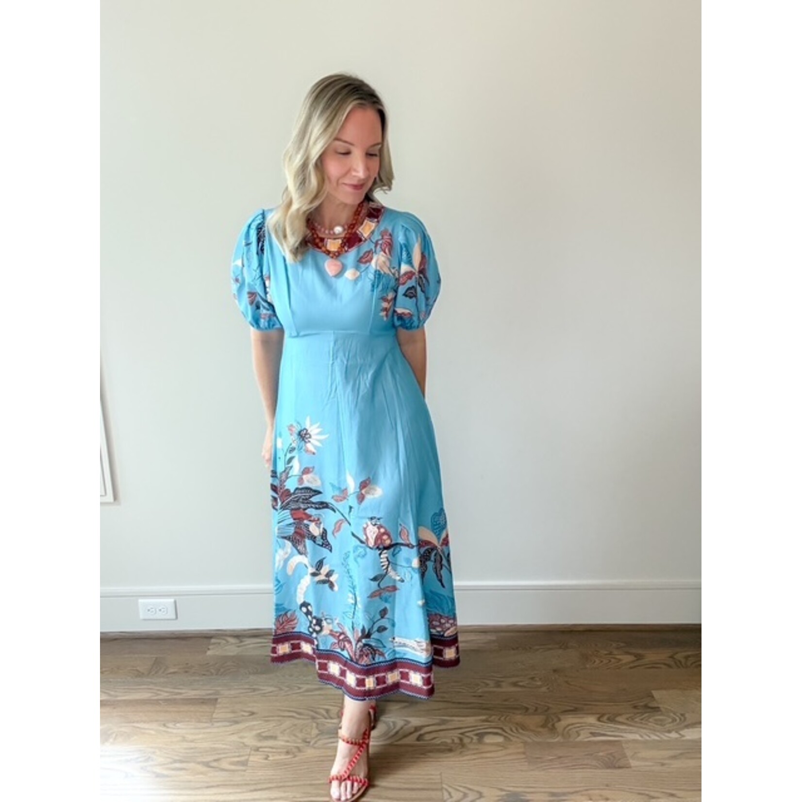 Hamptons Border Print Dress