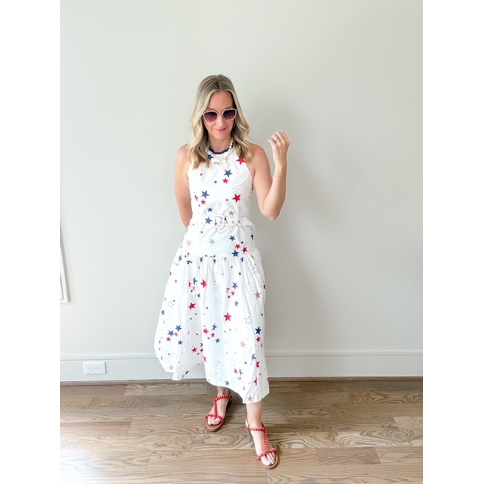 Americana Star Print Dress