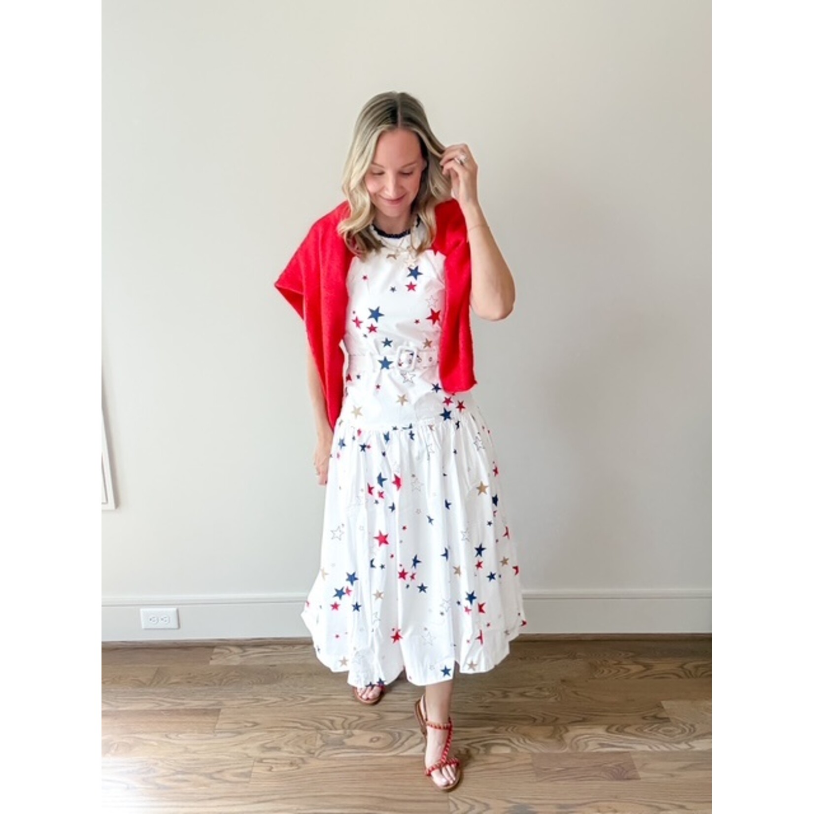 Americana Star Print Dress