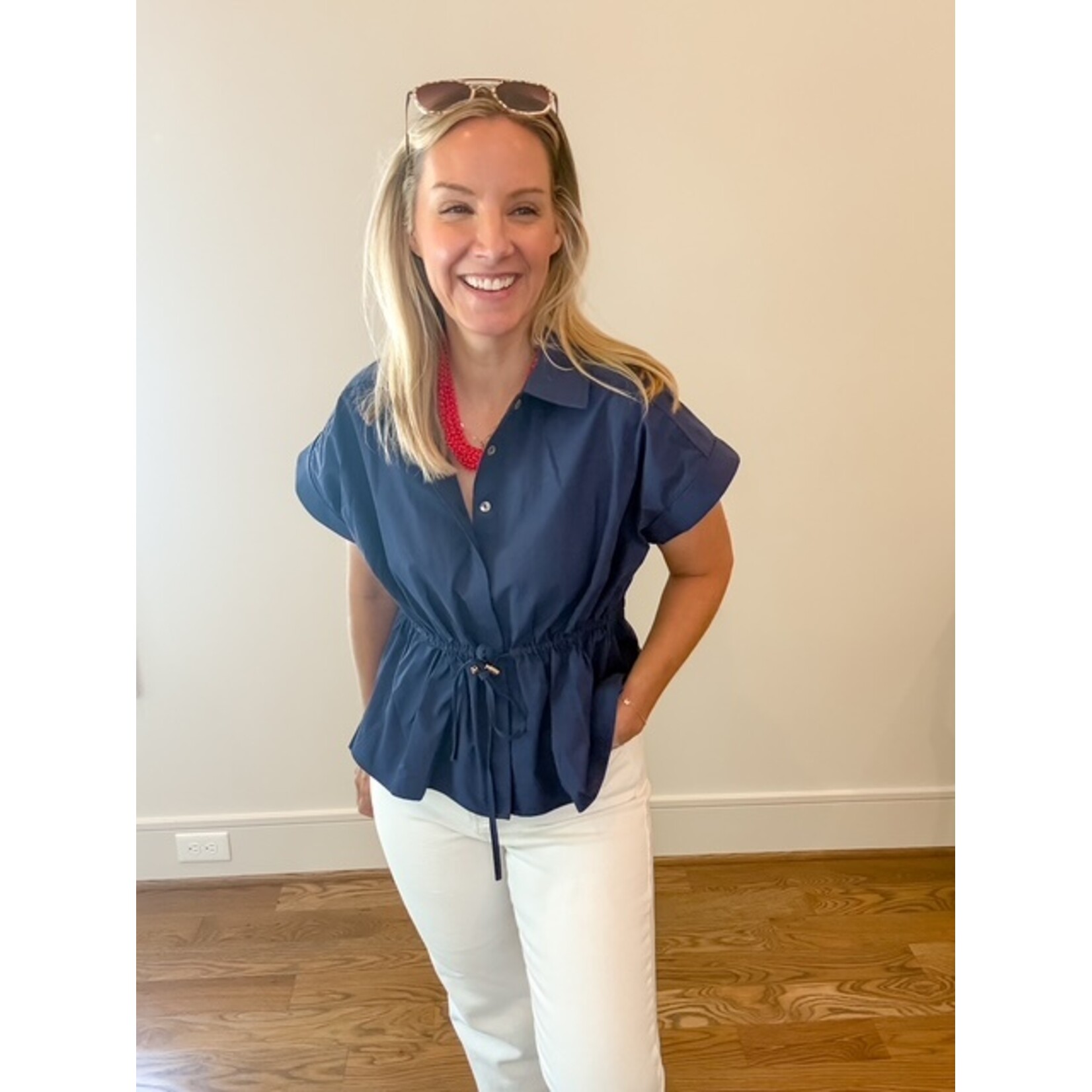 Caroline Drawstring Top