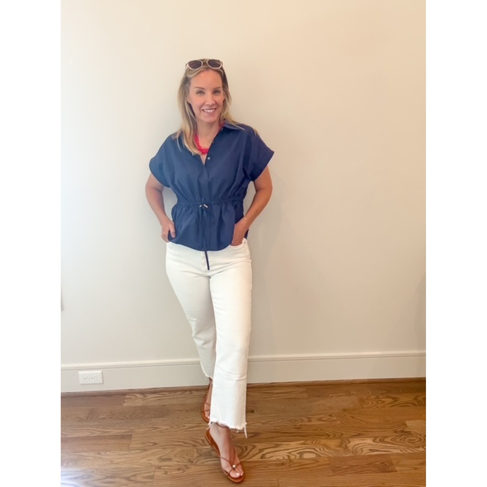 Caroline Drawstring Top