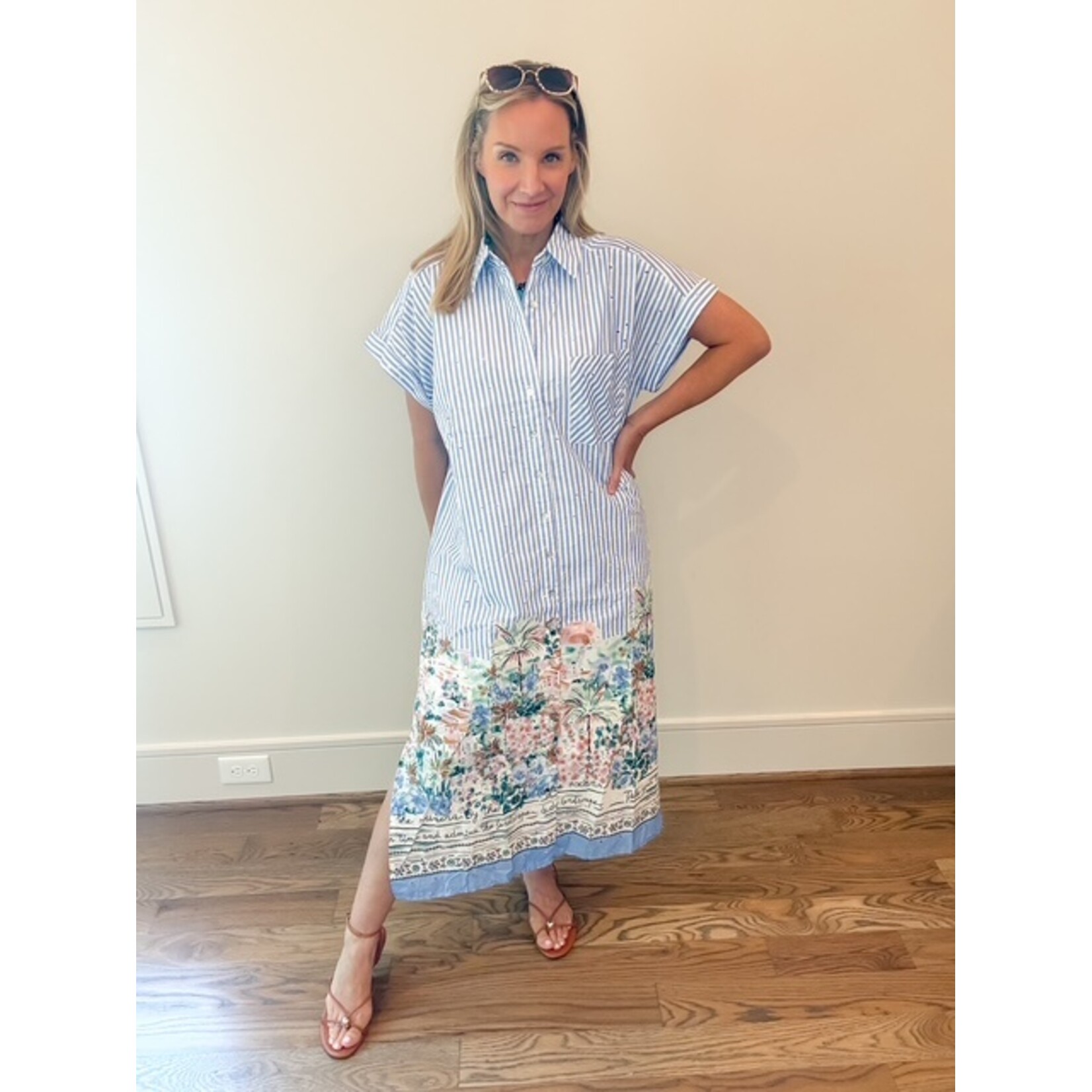 Island Breeze Shirt Dress