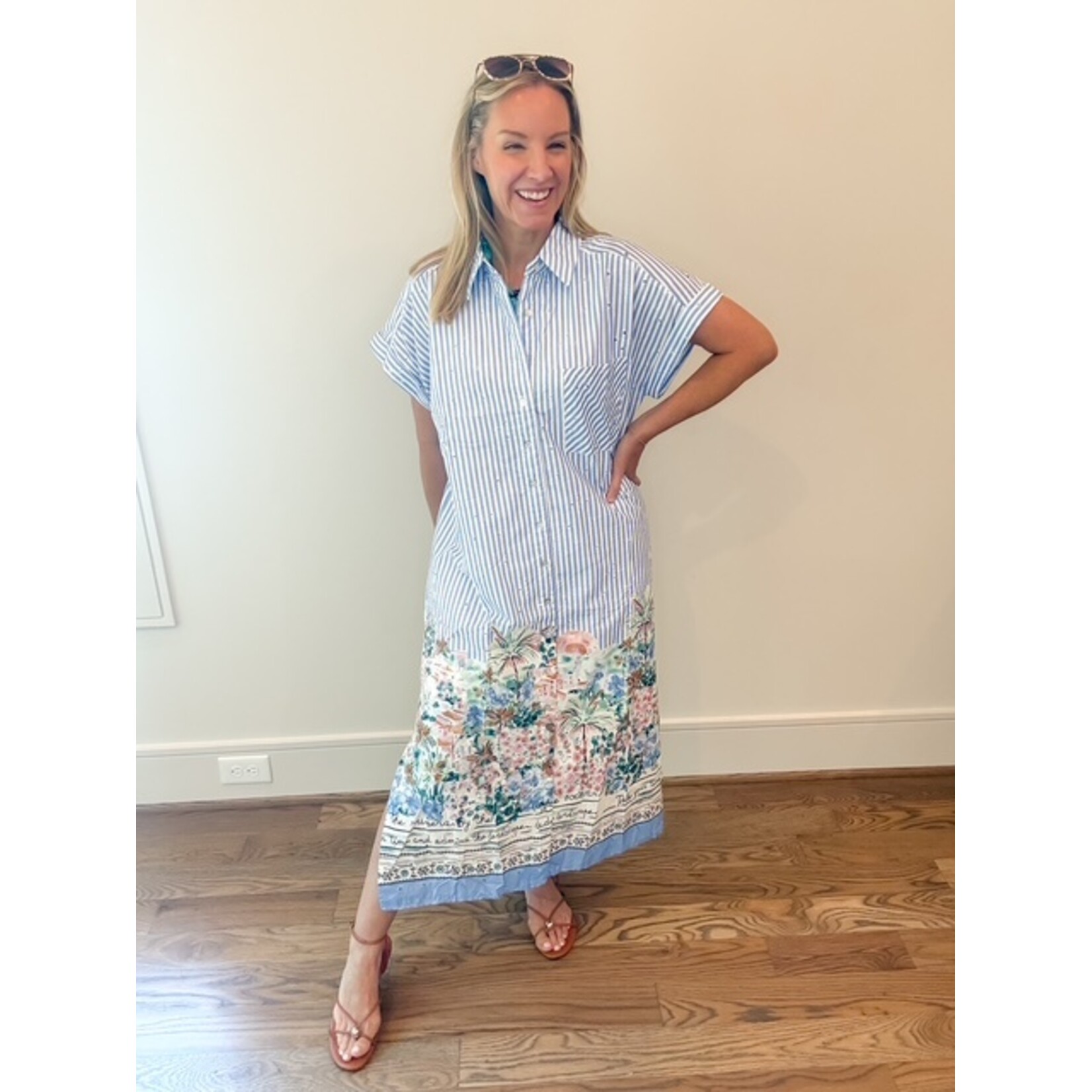 Island Breeze Shirt Dress