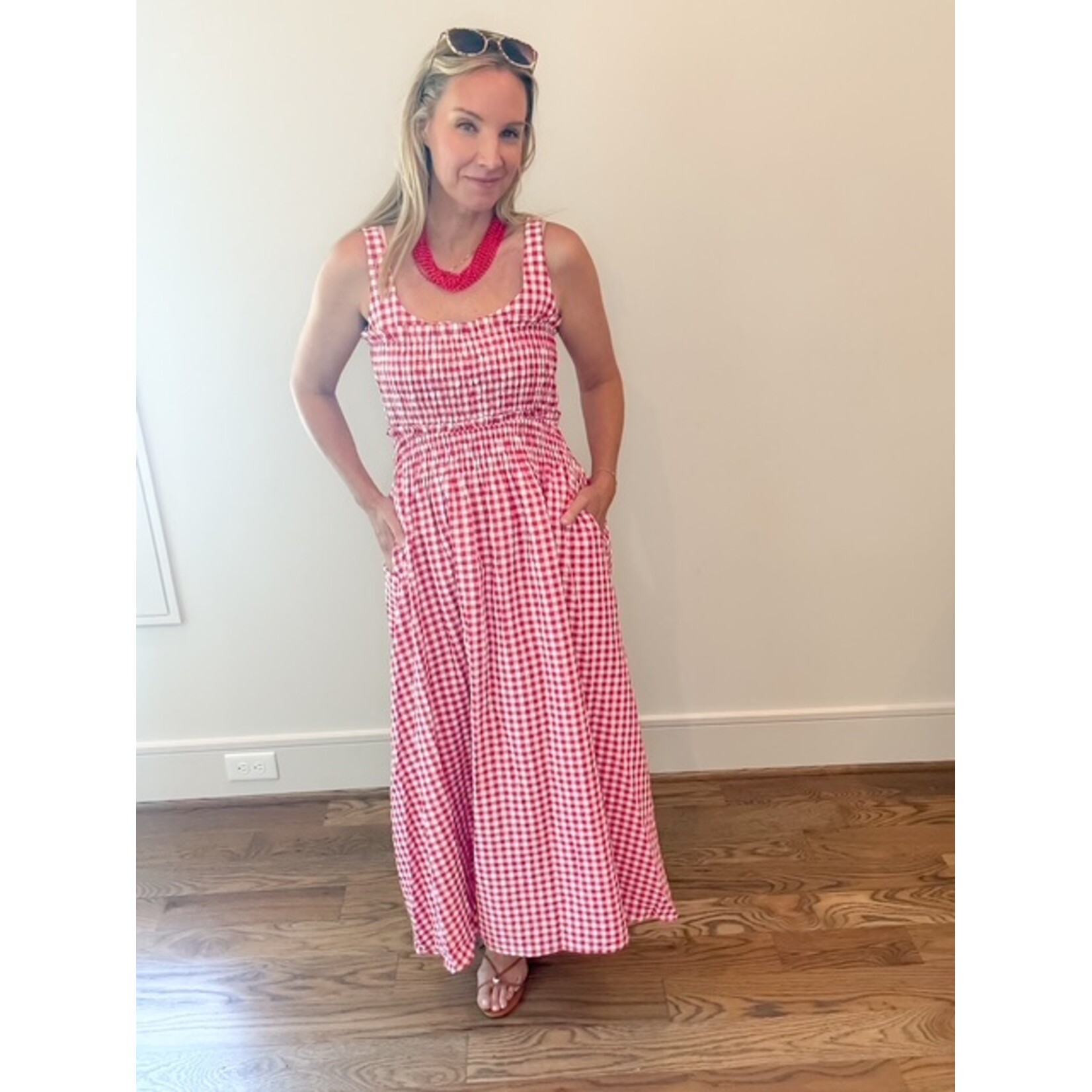 Americana Smocked Dress