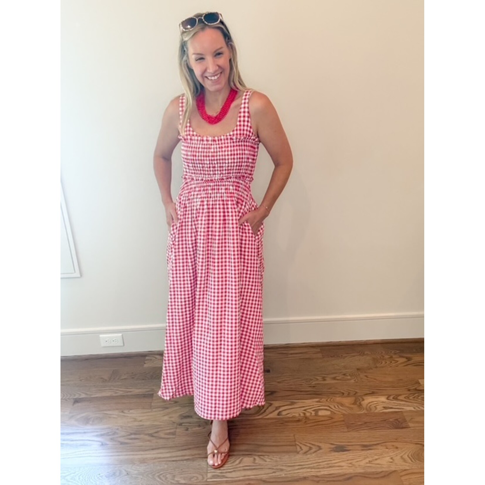 Americana Smocked Dress