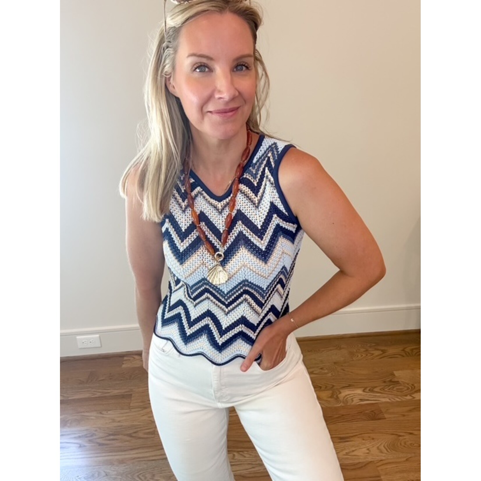 Zig Zag Crochet Top
