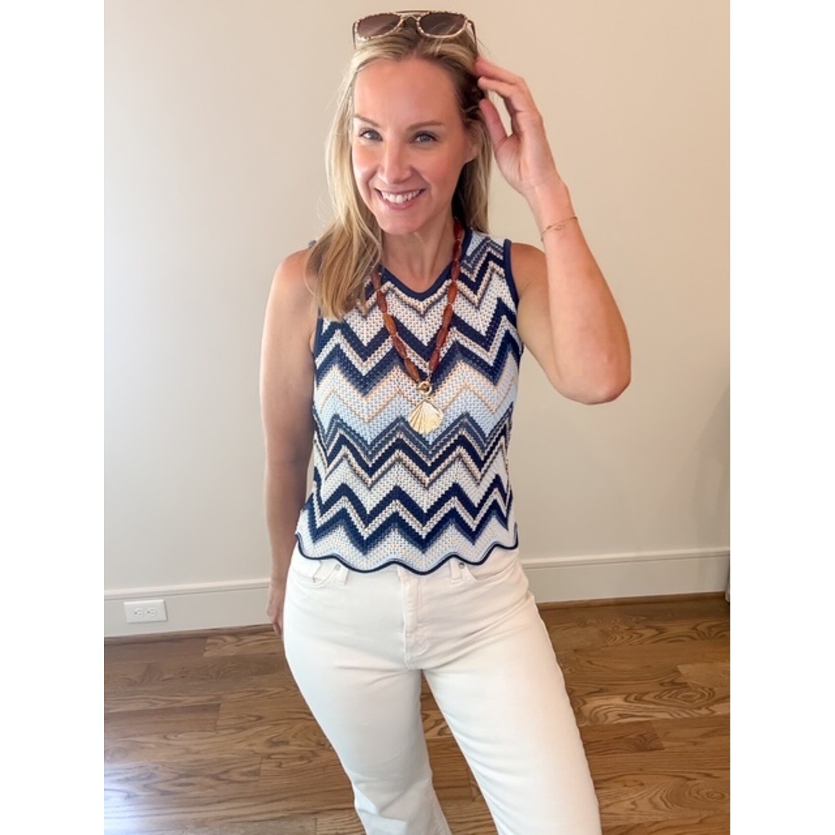 Zig Zag Crochet Top