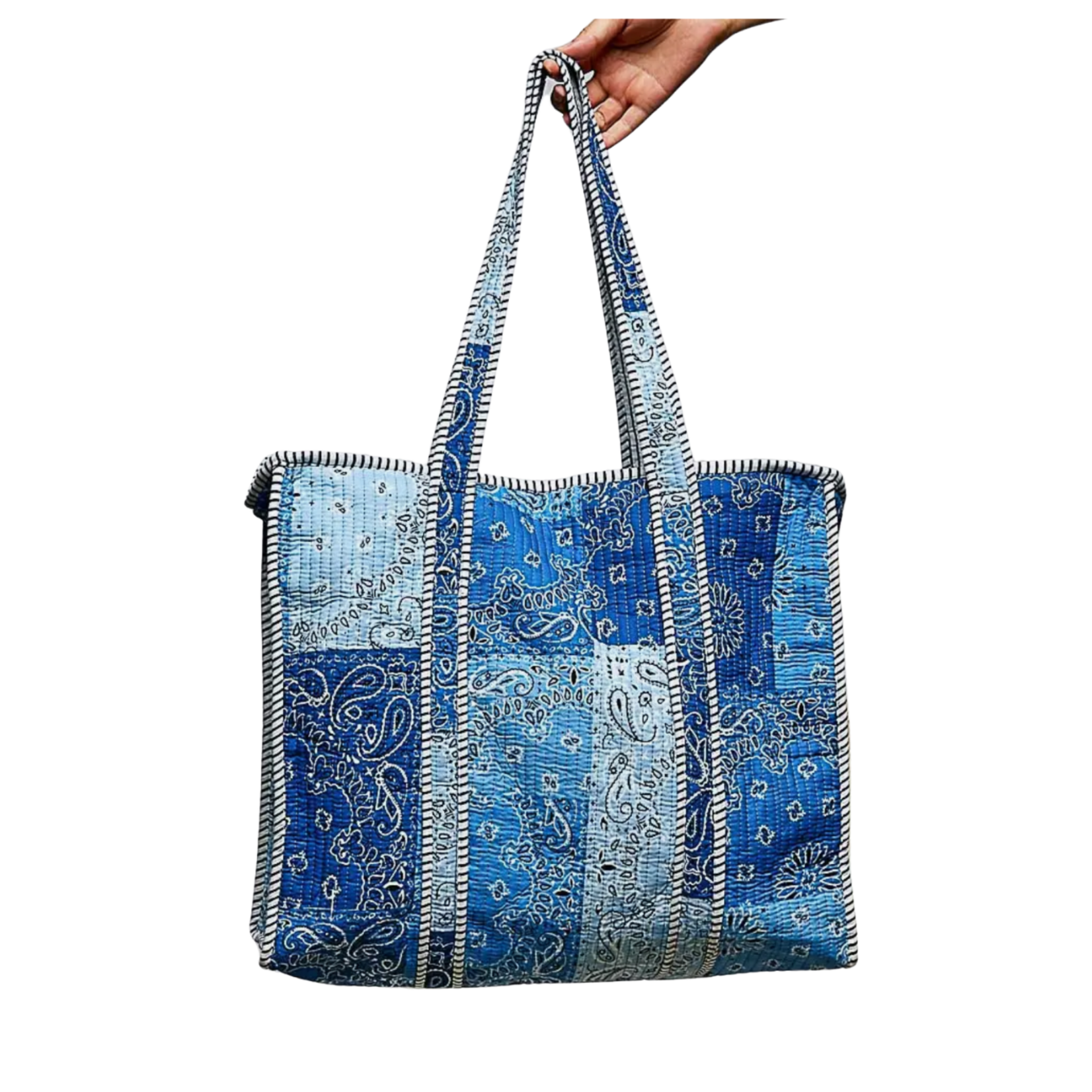 Quinn Bandana Bag Blue