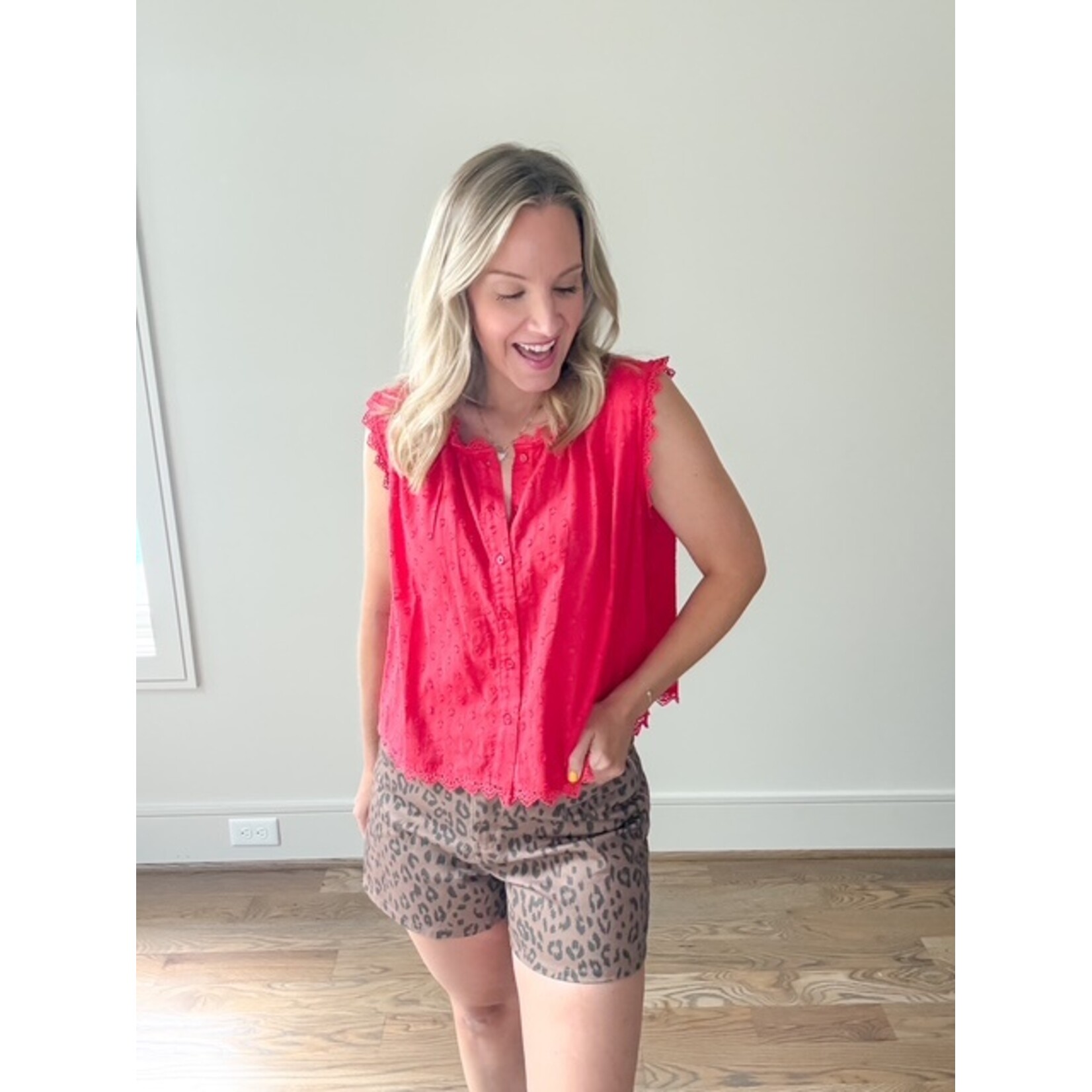 Sofia Swiss Dot Top