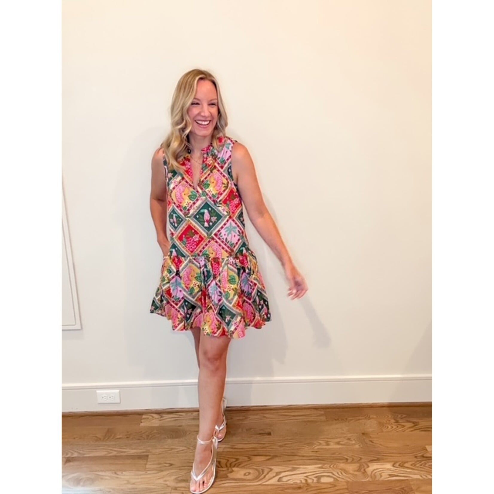 Loly Trapeze Mini Dress