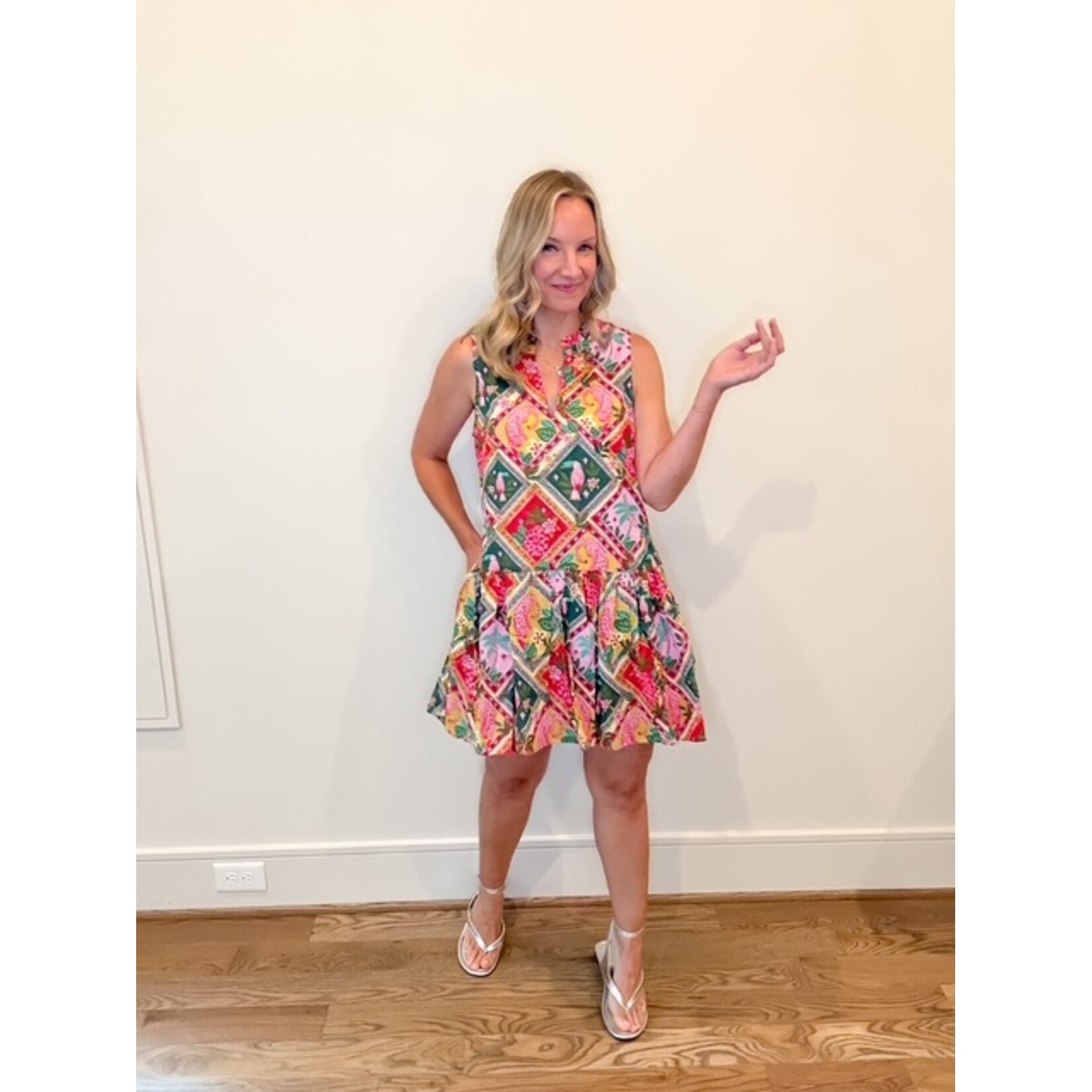 Loly Trapeze Mini Dress