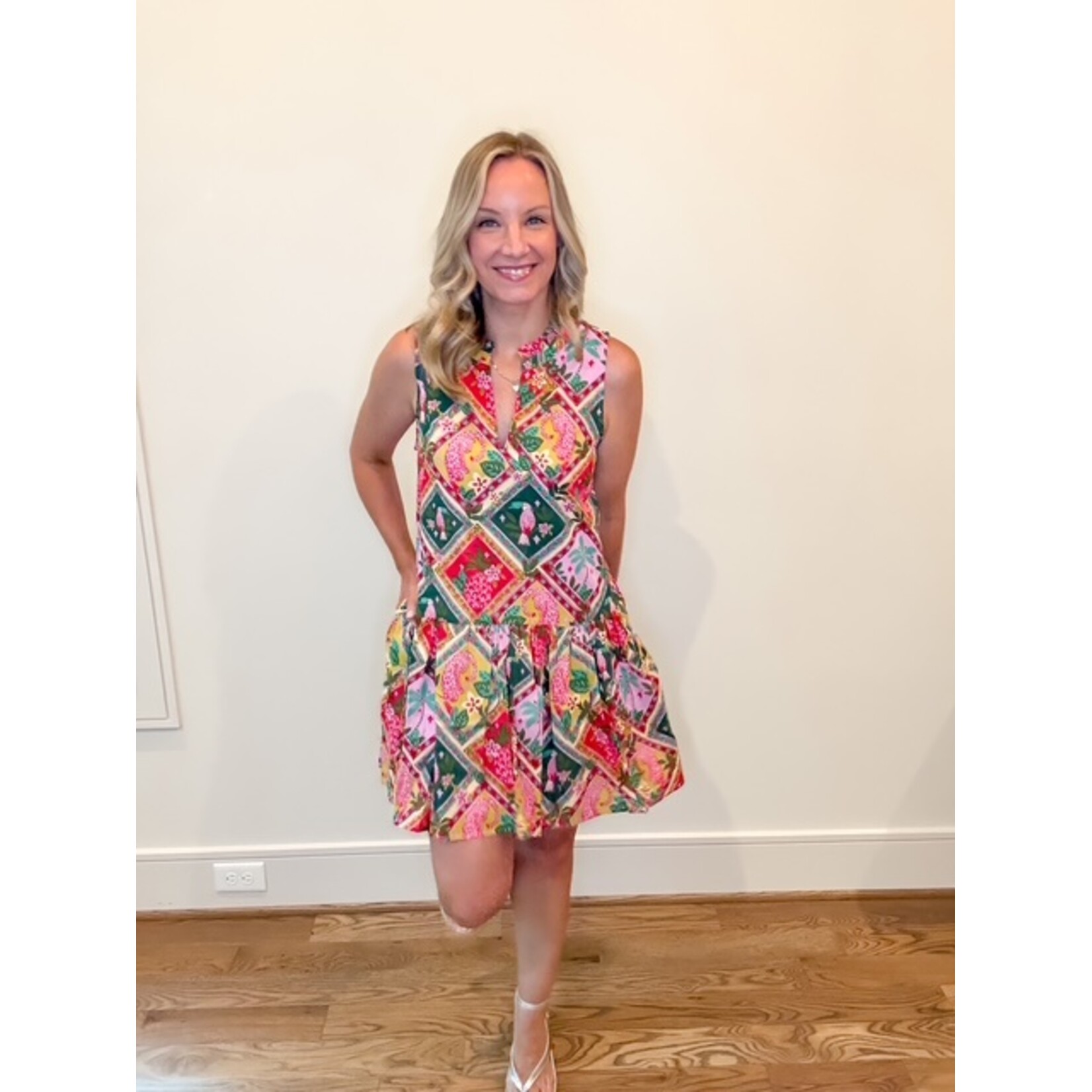 Loly Trapeze Mini Dress