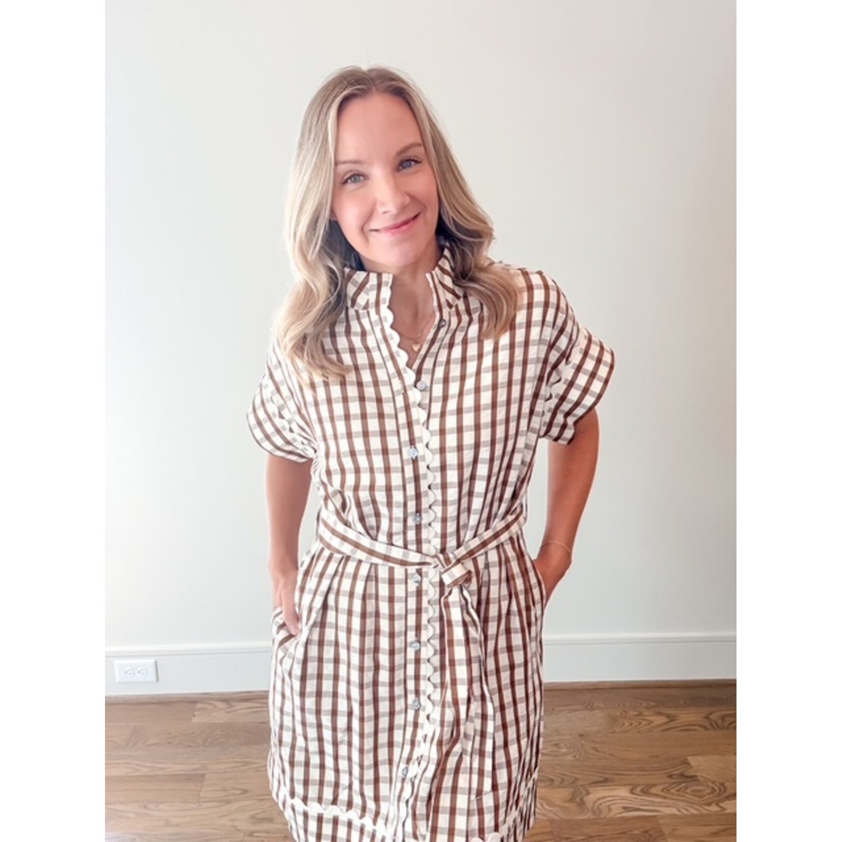Amber Check Dress
