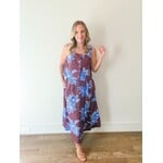 Willow Wine Floral Skirt