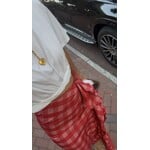 Mariel Check Ruffle Skirt