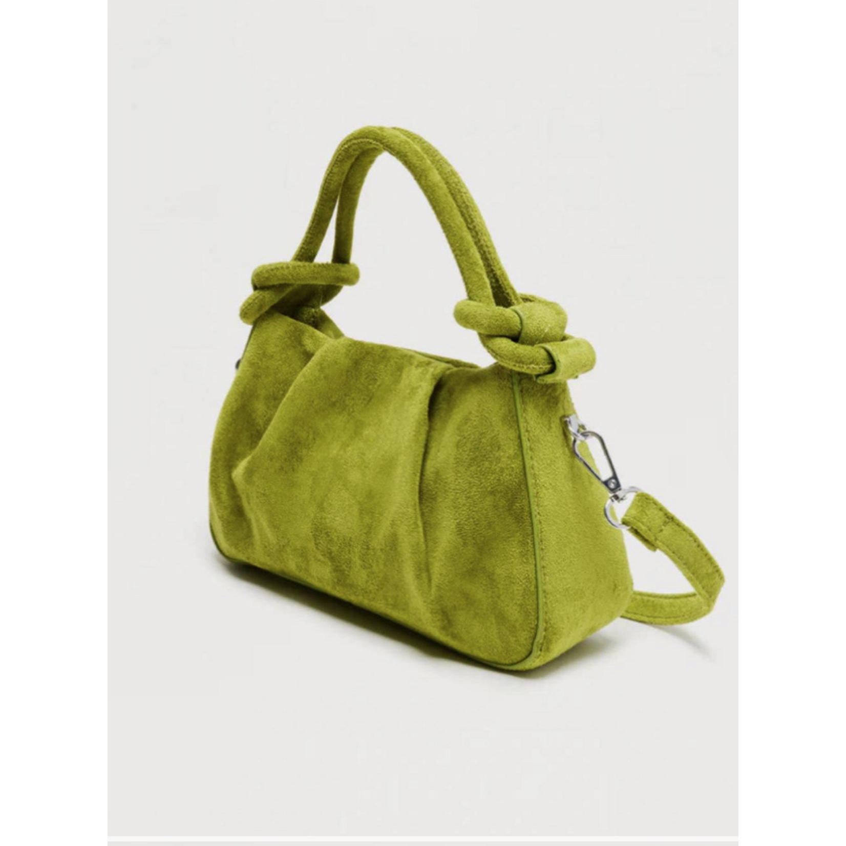 Daniella Faux Suede Knot Bag