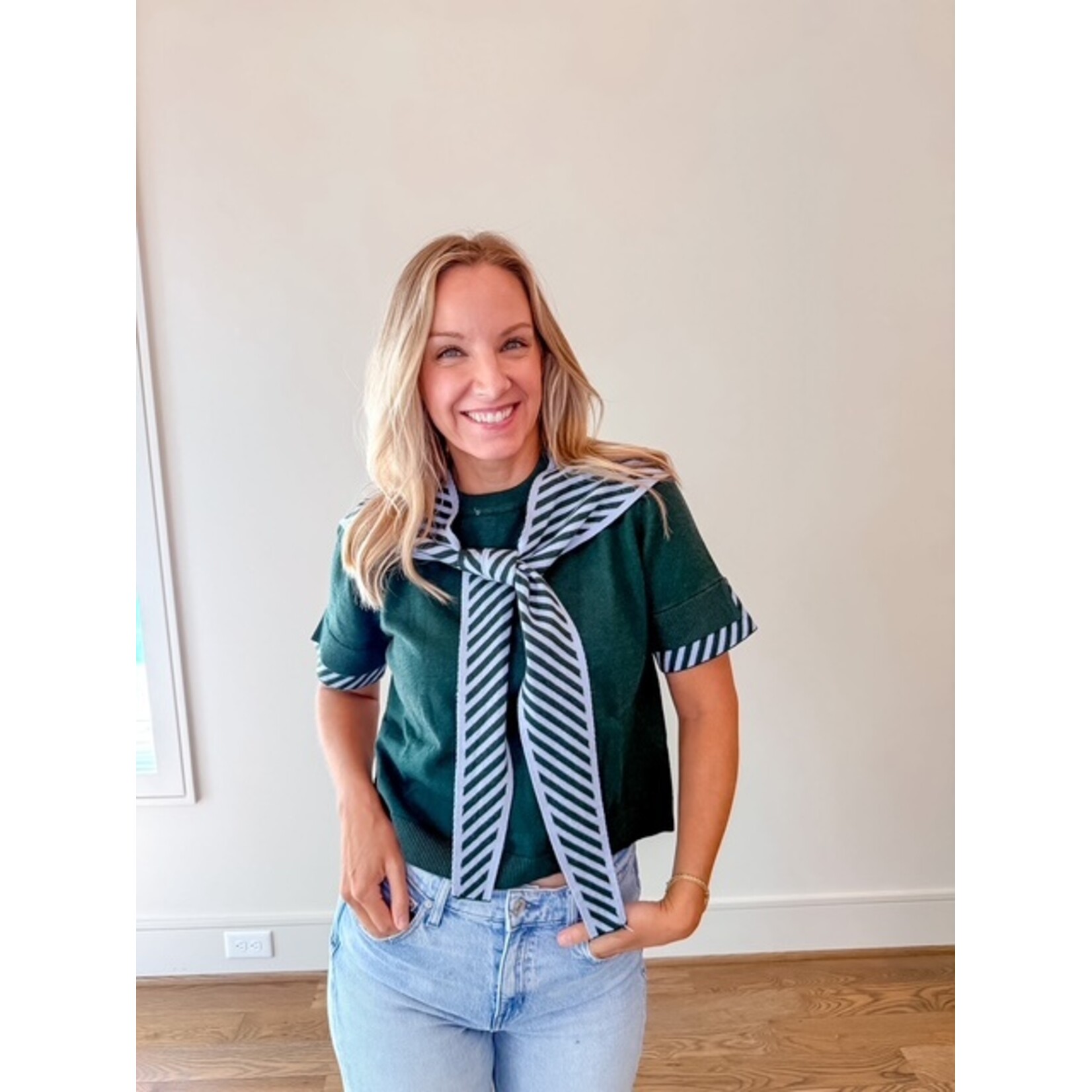 Penny Knit Hoodie Top