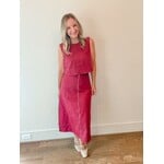 Hallie Denim Zip Skirt