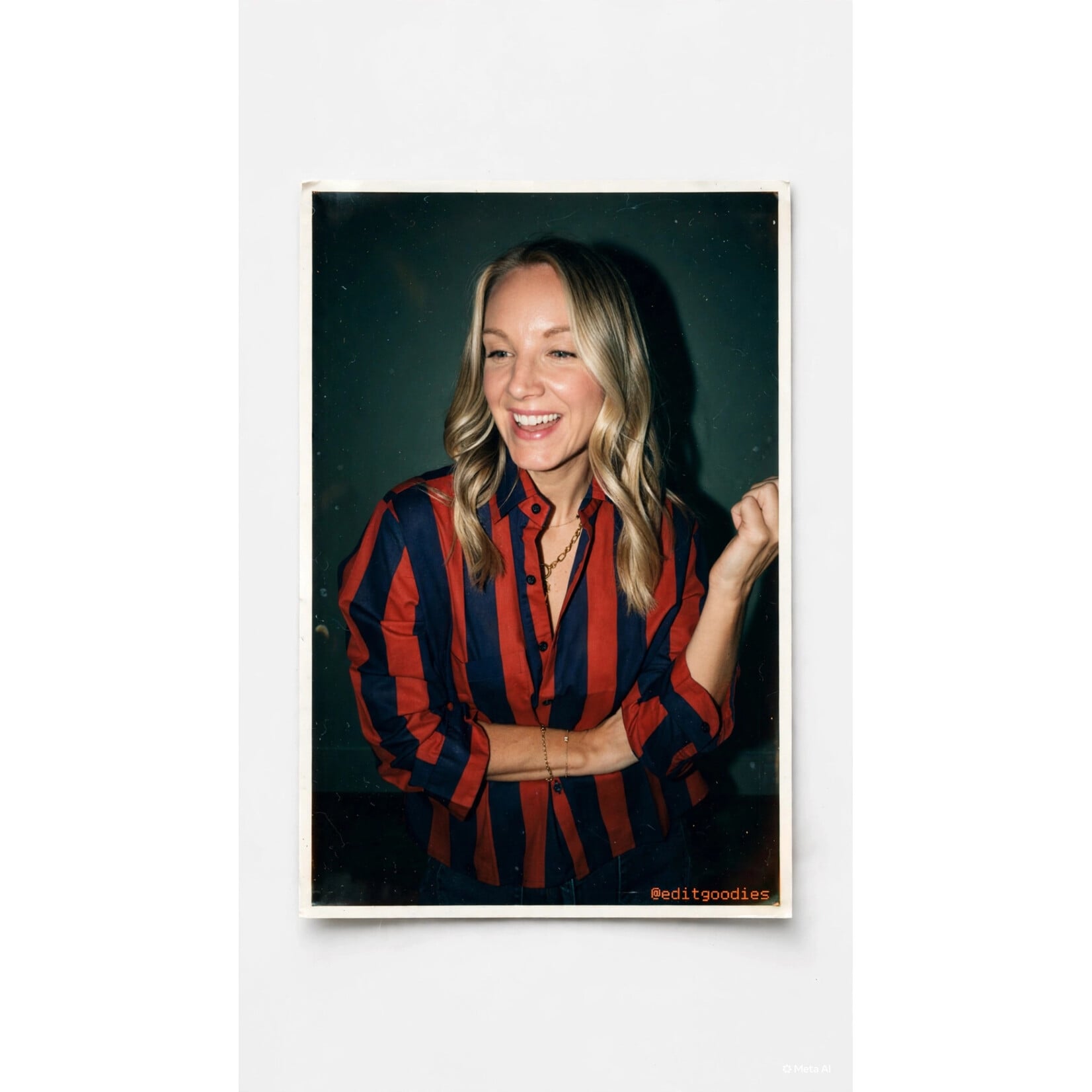 Surf Stripe Cropped Button Down