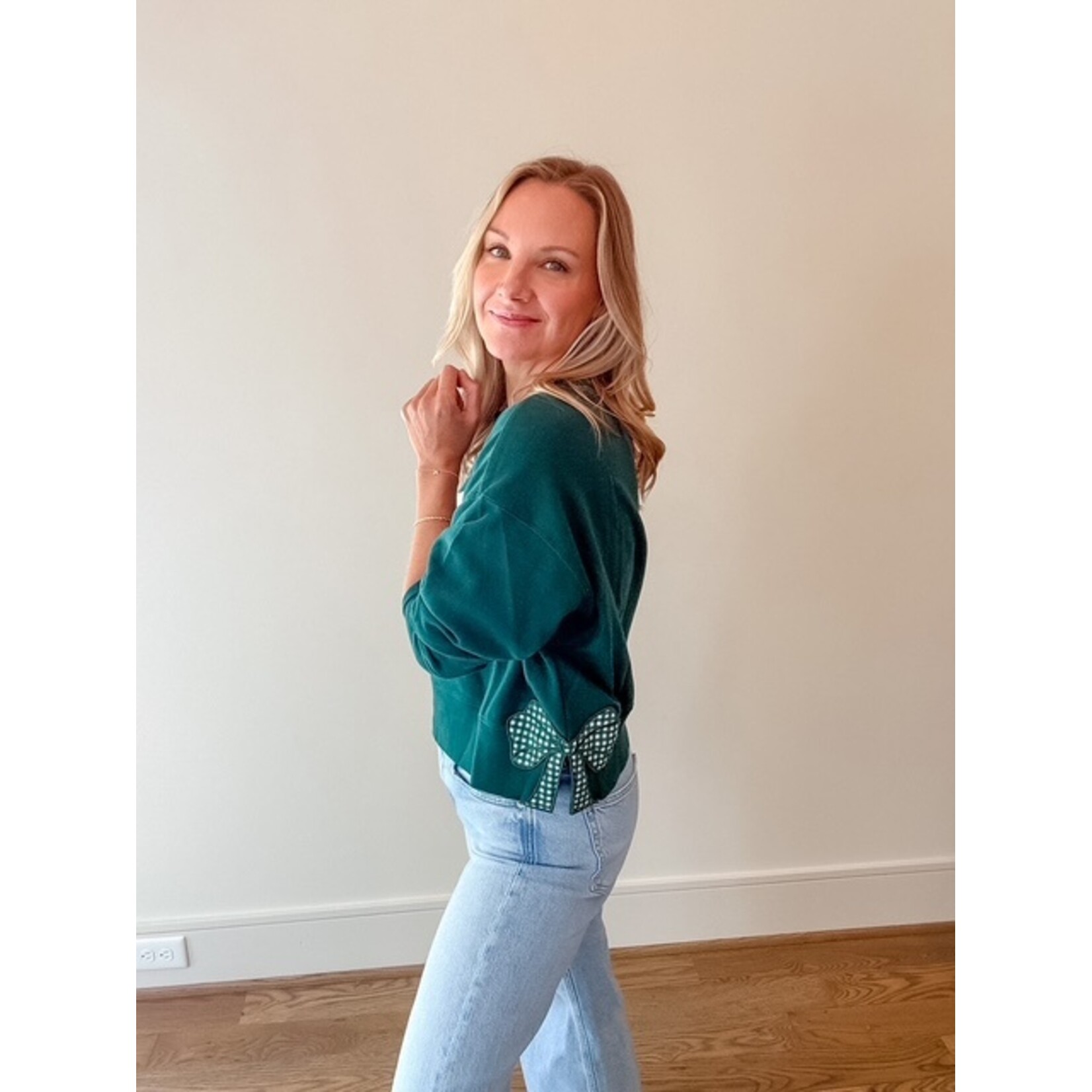 Game Day Bow Sweatshirt