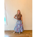 Malorie Stripe Skirt