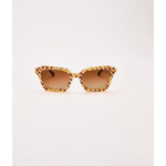 Sardine Demi Toasted Moxie Checkered Sunglasses