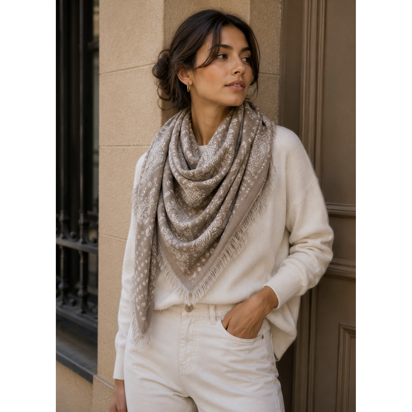 Kate Reversible Triangle Scarf
