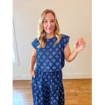 Denim Eyelet Greta Top