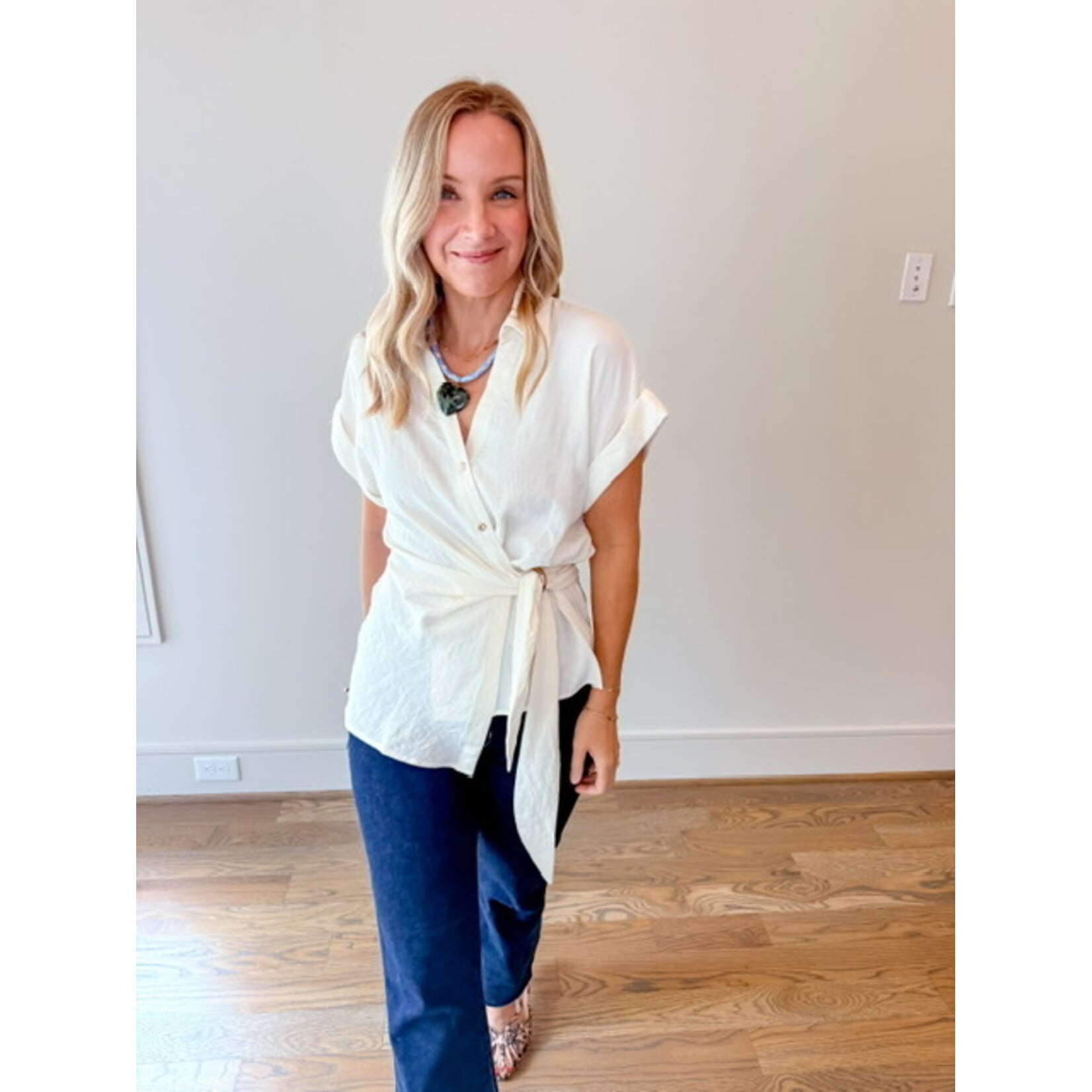 Nora Side Tie Top