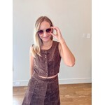 Alia Suede Crop Top