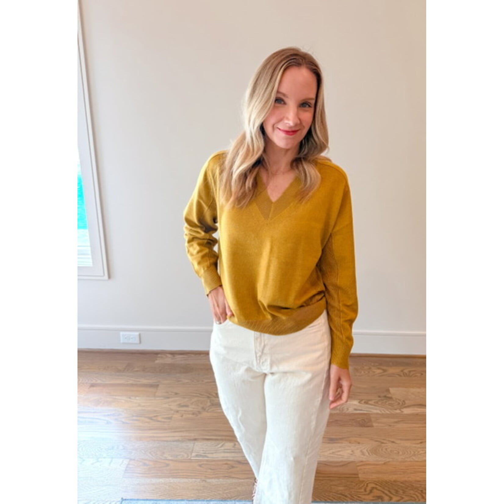 Zoe V Neck Sweater
