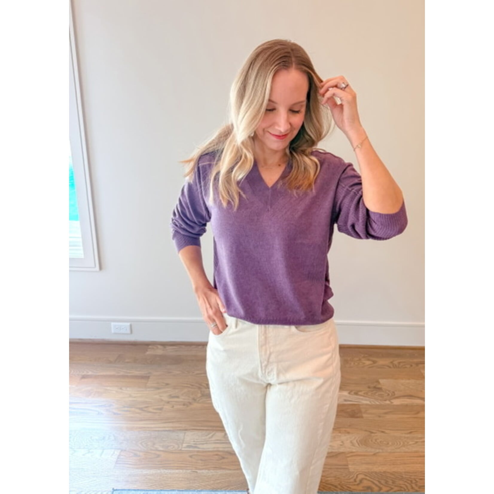 Zoe V Neck Sweater