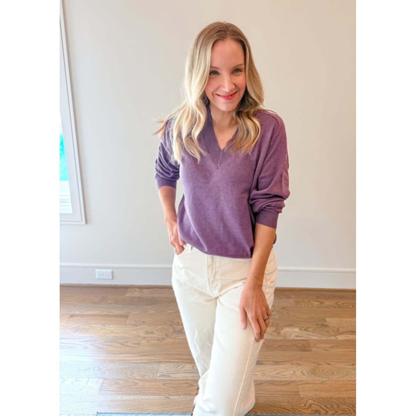 Zoe V Neck Sweater